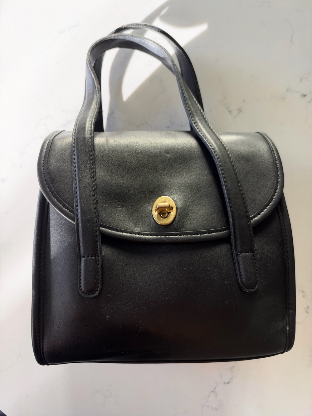 PROJECT Vintage Coach Belmont Satchel 9088 in Black